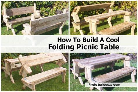 How To Build A Cool Folding Picnic Table