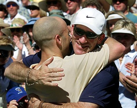 "Ich liebe dich, Mann!" Andre Agassi und seine Lobhudelei auf Brad ...