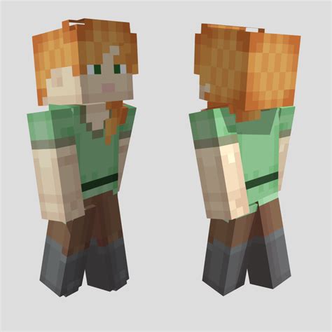 Remade Alex skin in my style : r/Minecraft