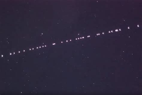 SunLive - New Starlink satellite train over NZ Monday night - The Bay's ...