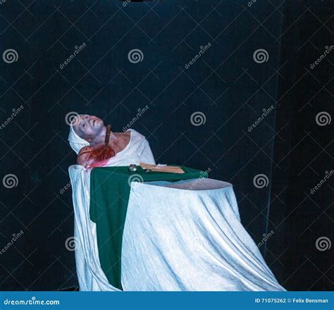 Death of Marat at One of Halls of Historical Part of Madame Tussauds ...