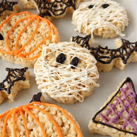 Easy Halloween Rice Krispie Treats: spooky and delicious - Kitchen Cents