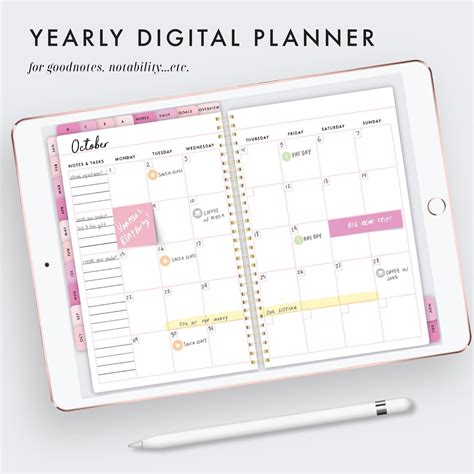 Goodnotes Digital Planner Template Free