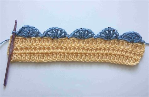 Simple Shell Stitch Crochet Edging Pattern