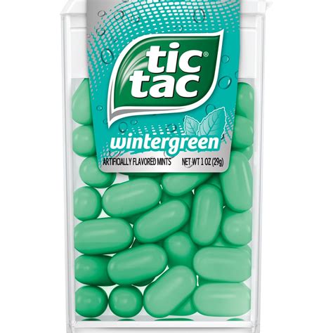 Tic Tac Fresh Breath Mints, Wintergreen, Hard Candy Mints, 1 oz Single ...