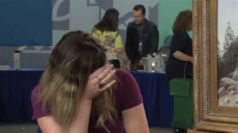 Antiques Roadshow guest breaks down in tears after realising 'old print ...