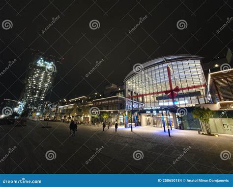 Belgrade Waterfront Tower Kula in Construction Editorial Stock Image - Image of levels, site ...