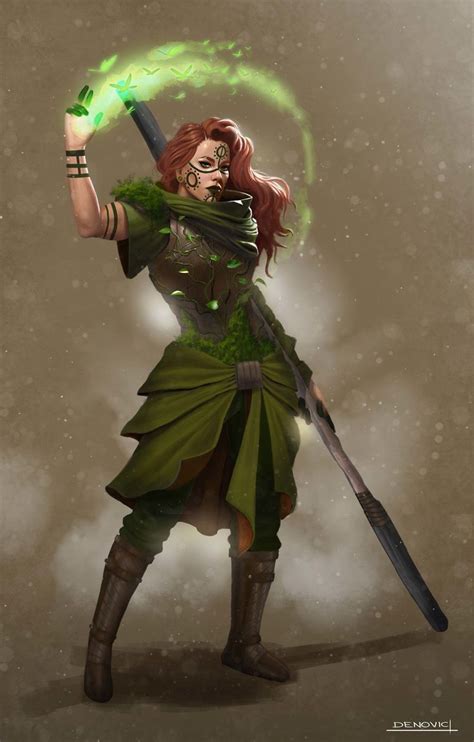 Image result for wood elf druid | Character portraits, Fantasy women, Fantasy characters