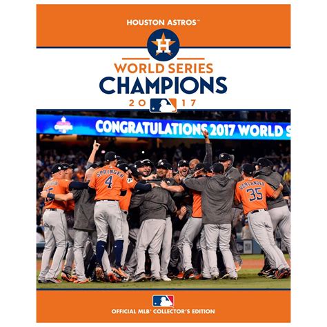 Houston Astros 2017 World Series Champions Official Collector's Book