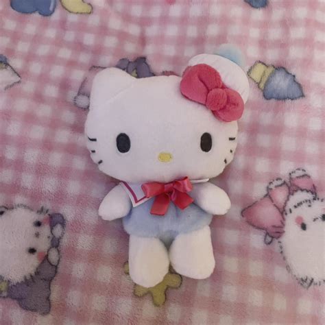 Adorable hello kitty sailor plush Card/depop... - Depop