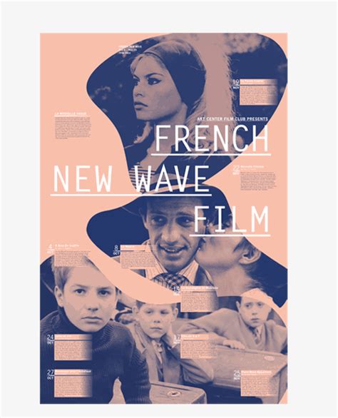 FRENCH NEW WAVE FILM poster on Behance