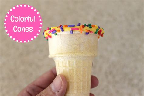 Make Colorful Ice Cream Cones - Grandma Ideas