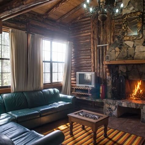 Interior Of A Cabin In The Bosques De Monterreal Skiing Resort Arteaga ...