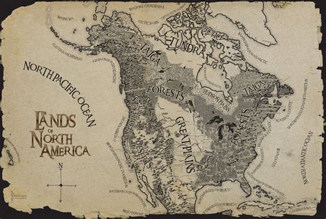 Tolkien Style Adventure Map With Landforms, Not AI Designed, North ...