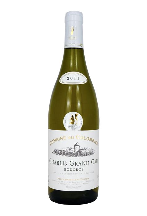 Vin de Bourgogne Chablis Grand Cru Bougros blanc millésime 201 du ...