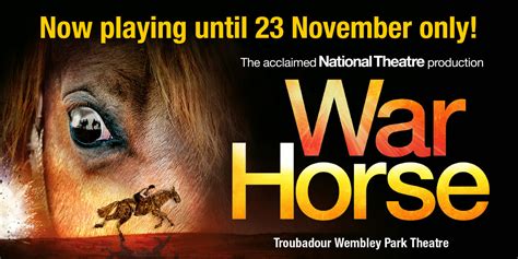 War Horse tickets, Wembley Park Theatre | Official London Theatre | Closed: 23 November 2019