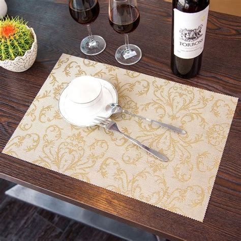 Creative Placemat for Luxury Home | Dining table placemats, Placemats ...