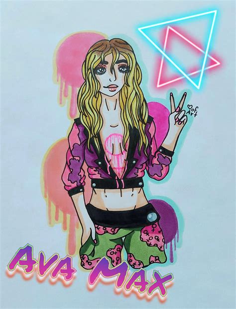 Ava Max [Fanart] by HeartOfArt7 on DeviantArt