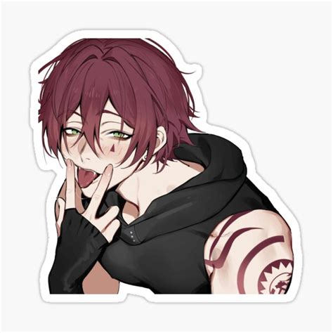 "The Man Who Saved Me on my Isekai Trip is a Killer" Sticker for Sale by filal | Redbubble