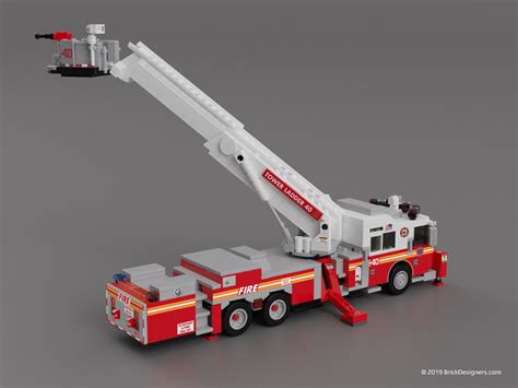 Fire Truck - Tower Ladder | brickdesigners