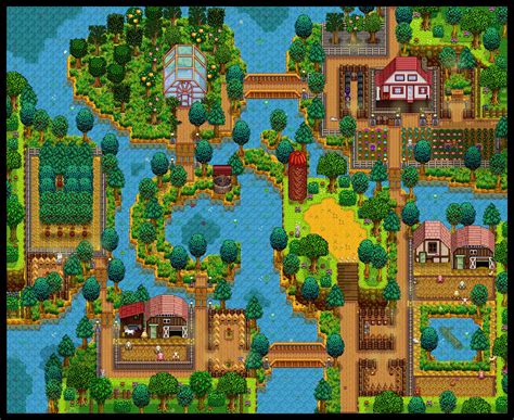 The most amazing farm I have seen so far : r/StardewValley