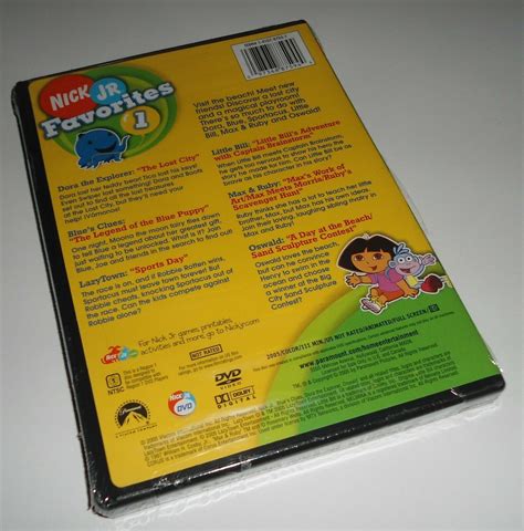 Nick Jr. Favorites Vol. 1 One Nickelodeon (DVD NEW) Lazytown Blue's Clues Oswald - DVD, HD DVD ...