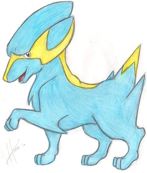 Shiny Electrike Request by COPYRITE on DeviantArt