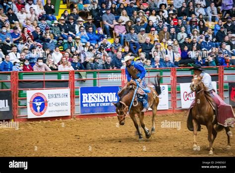 Fort Worth, NOV 27 2021, Interior view of the Stockyards Championship ...