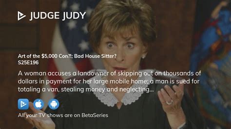 Watch Judge Judy season 25 episode 196 streaming