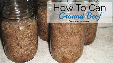 How to can ground beef the easy way! My tricks for canning ground beef in large batches quickly ...