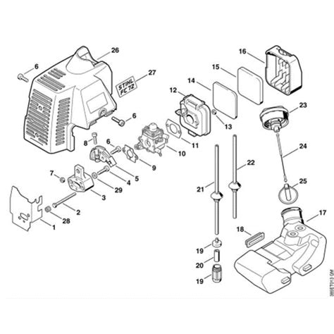 Stihl FC 72 Edger (FC 72) Parts Diagram, D-Air filter