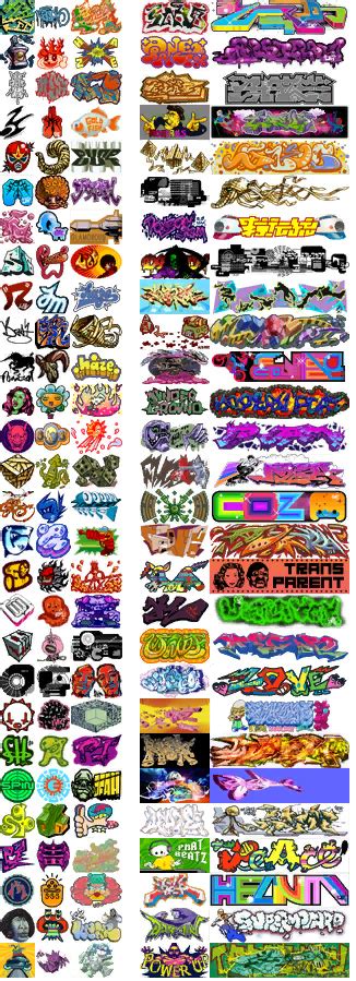 Jet Set Radio Graffiti Sheet by xSoulWolfx on DeviantArt