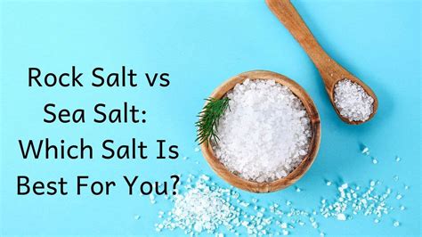 Rock Salt vs Sea Salt: Which Salt is Best For You? - The Kidney Dietitian