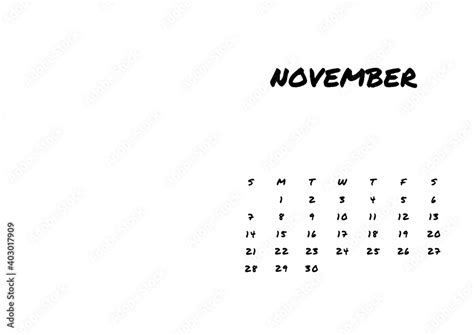 2021 Photo Calendar Template, Minimalist Black and White Calendar, Sunday Start Printable ...