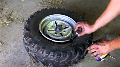 4wheeler DIY Tire Mounting - YouTube