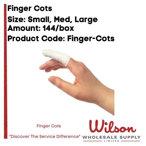 Finger Cots - Wilson Wholesale Supply