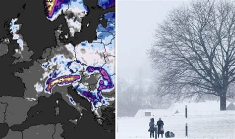 Snow forecast: Map shows Europe engulfed by over one metre of snow in early days of 2020 ...