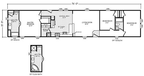 16 Wide Mobile Home Floor Plans - floorplans.click