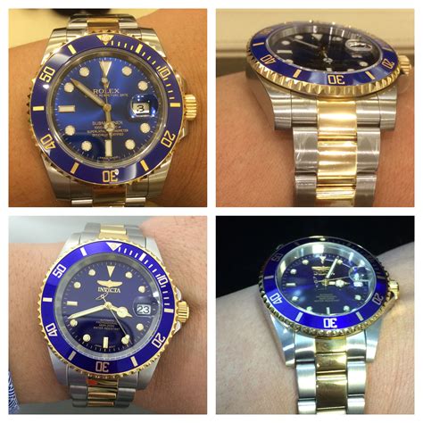 Rolex Submariner vs Invicta Pro-Diver | Rolex submariner, Rolex, Handmade shoes