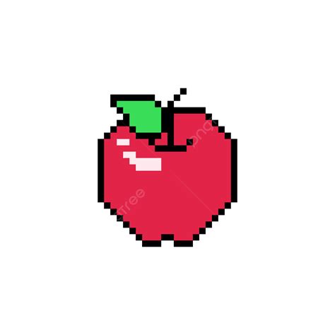 Pixel Art Arcade Vector Hd PNG Images, Pixel Art Apple Icon Design Vector, Pixel Icon, Fruit ...