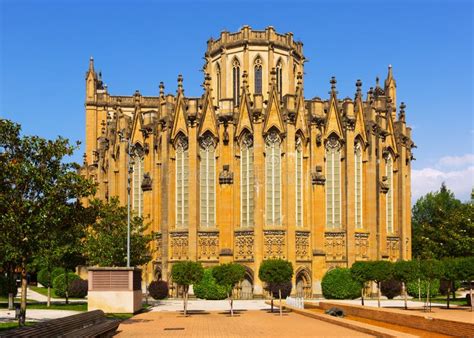 Cathedral of Mary Immaculate. Vitoria-Gasteiz Stock Photo - Image of culture, iglesia: 78156716