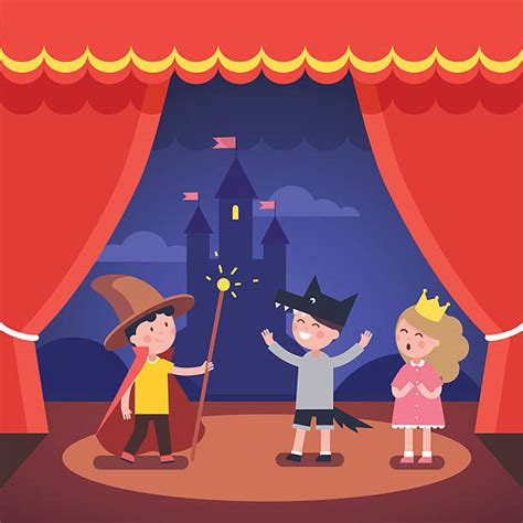 School Stage Illustrations, Royalty-Free Vector Graphics & Clip Art - iStock