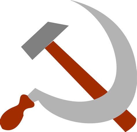 Hammer and sickle, illustration, vector on white background. 13900789 Vector Art at Vecteezy