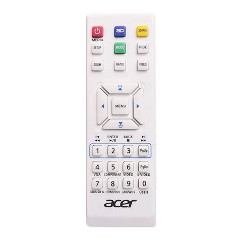 ACER Projector Remote control E-26091 E-26171 RC-JSE28-190 H7532BD ...