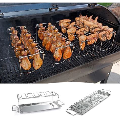 Grill Stand Tools Rib Rack Grill Ribs Stand Chicken Wing Roasting Chicken Rack - Buy Grill Stand ...