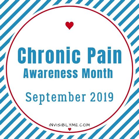 Chronic Pain Awareness Month : September 2019 - Invisibly Me