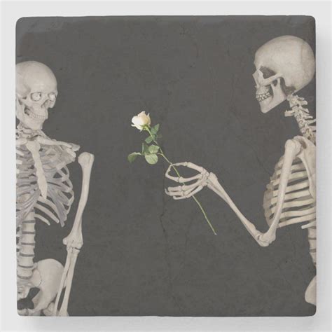 Date night Cute skeleton couple Stone Coaster | Zazzle | Sfondi carini, Sfondi