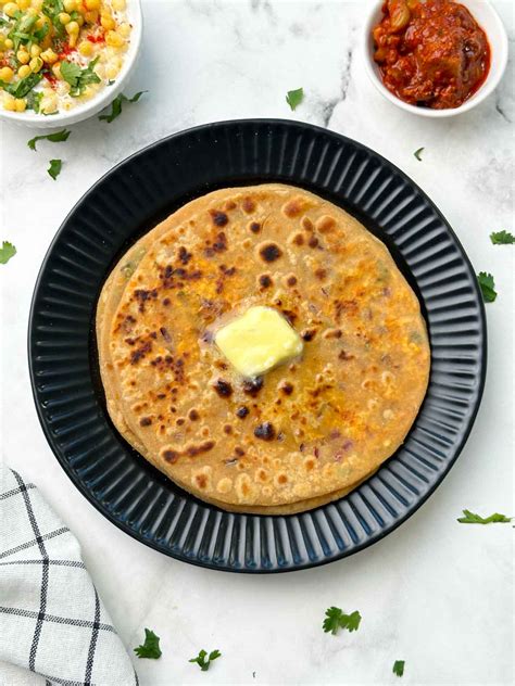 Paneer Paratha - Indian Veggie Delight