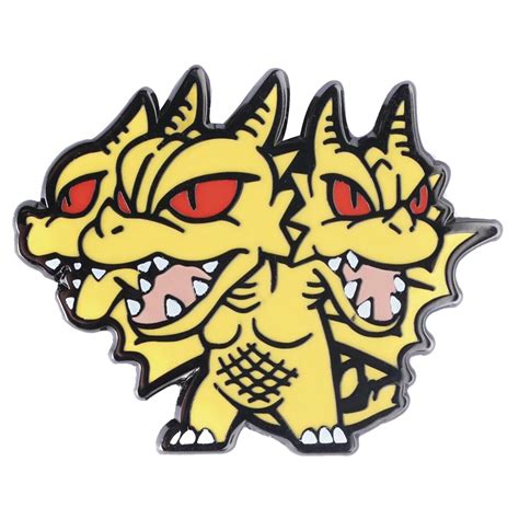 FEB218423 - GODZILLA CHIBI KING GHIDORAH 1/2IN SERIES 2 ENAMEL PIN ...