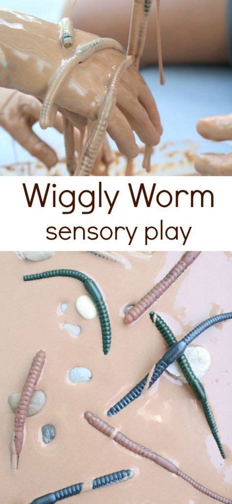 Wiggly Worm Sensory Play | Letter w activities, Sensory play, Spring preschool